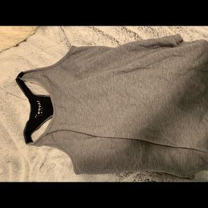grey athletic tank